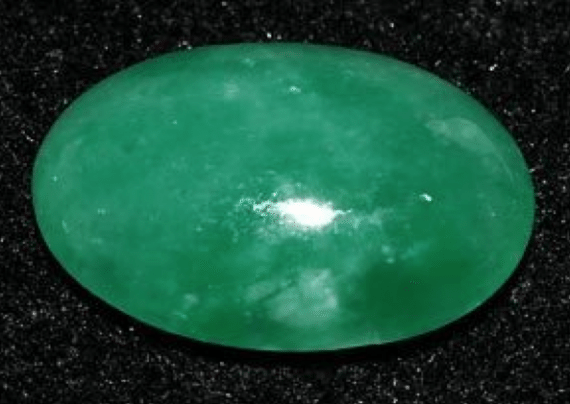 3.41 ct Green natural jade loose gemstone